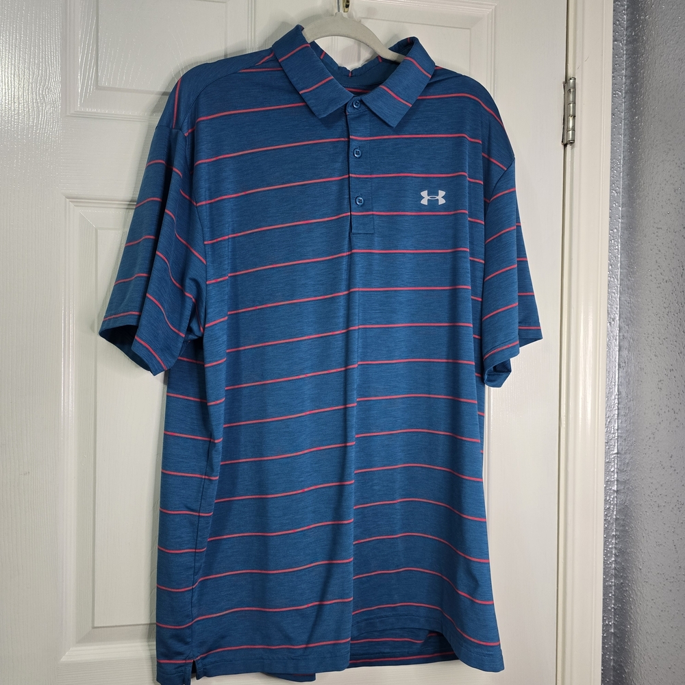 Under Armour Men's Blue Polo Shirt
